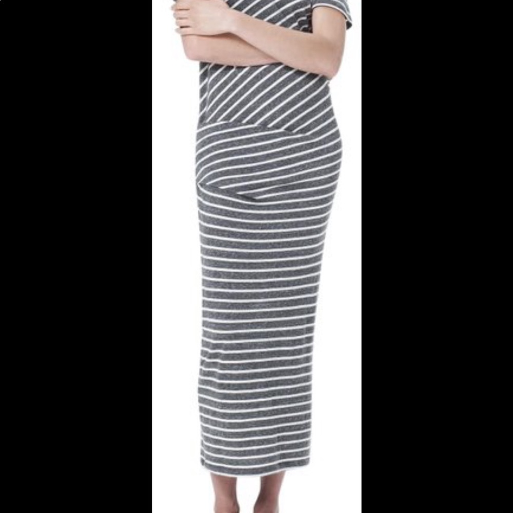 JAMES PERSE maxi jersey knit dress